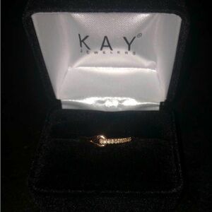 Kay Jewelers Rose Gold Infinity Ring